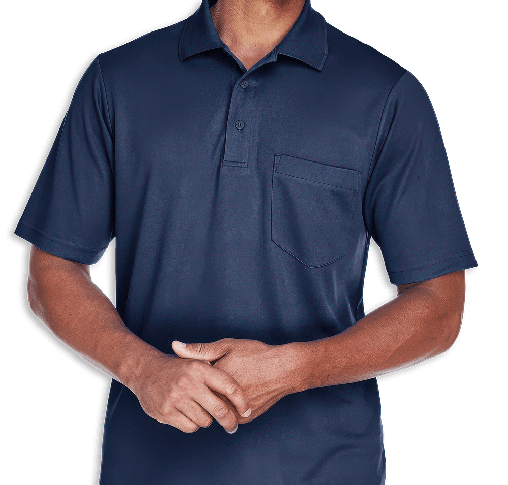 Core 365 Origin Performance Pique Pocket Polo - Printed-default