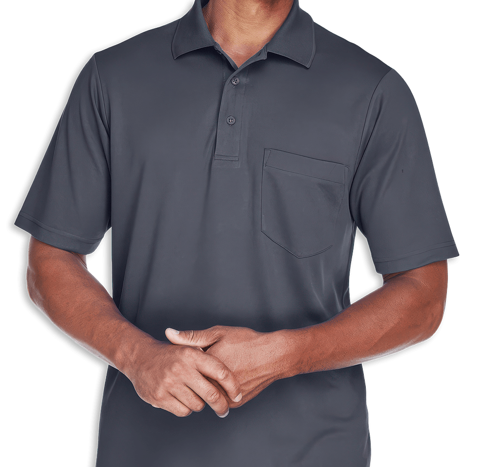 Core 365 Origin Performance Pique Pocket Polo - Printed-default