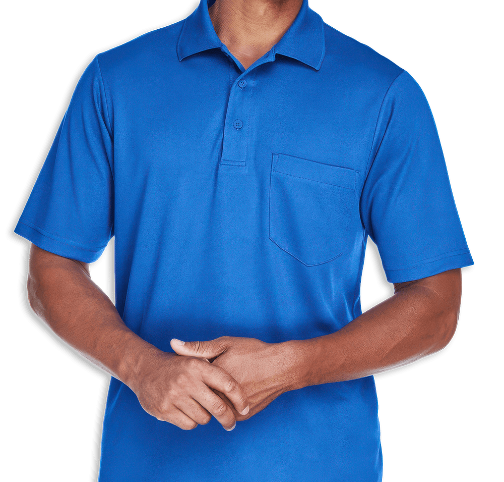 Core 365 Origin Performance Pique Pocket Polo - Printed-default