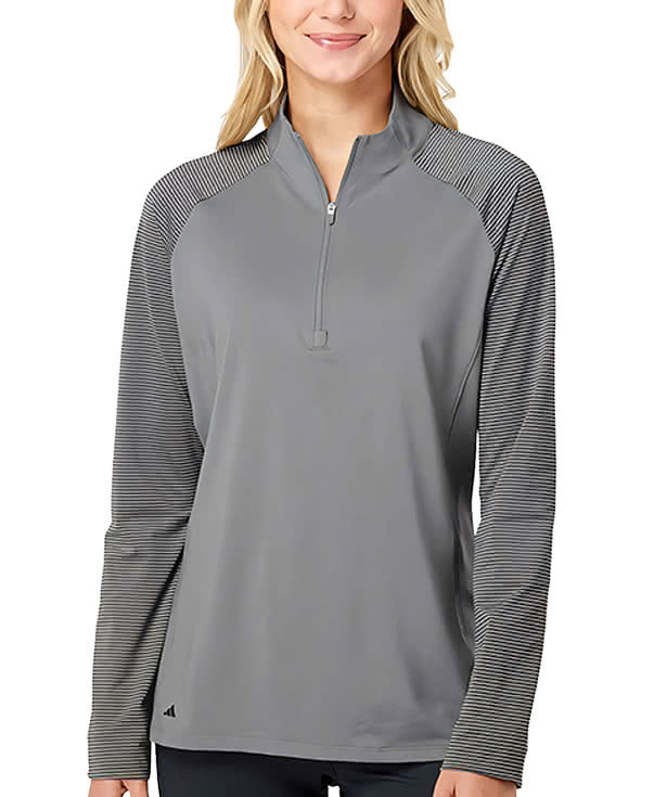 Adidas Women's Ultimate365 Lightweight Raglan Quarter Zip Performance Shirt