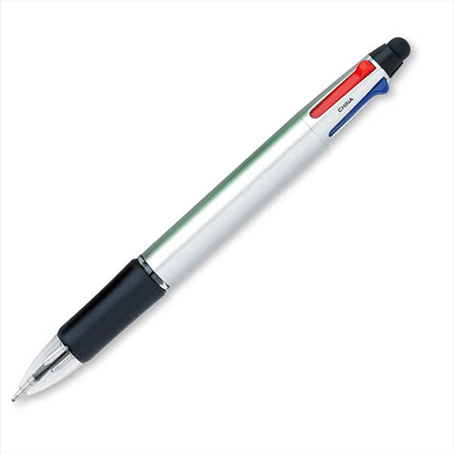 Orbitor Metallic 4-Color Ballpoint Stylus Pen (color ink) in Turquoise