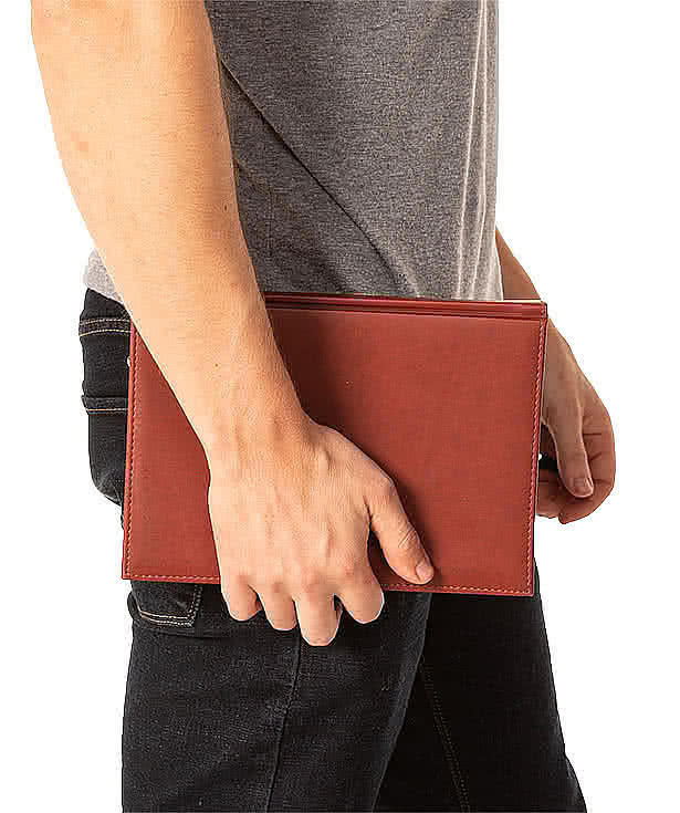 JournalBooks ® Debossed Pedova Large Bound Notebook