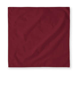 Augusta 100% Cotton Solid Bandana (Centered Design) - Color: Maroon