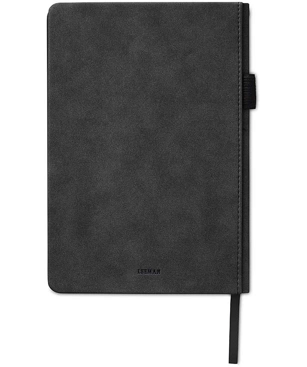Debossed Leeman Nuba Hard Cover Notebook