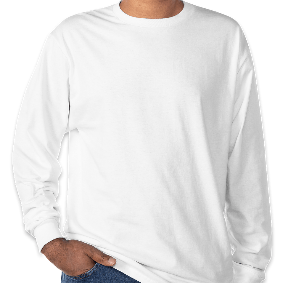 Hanes Authentic Long Sleeve T-shirt - Embroidered-default