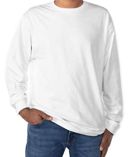 Design Custom Printed Gildan Ultra Cotton Long-sleeve T-Shirts