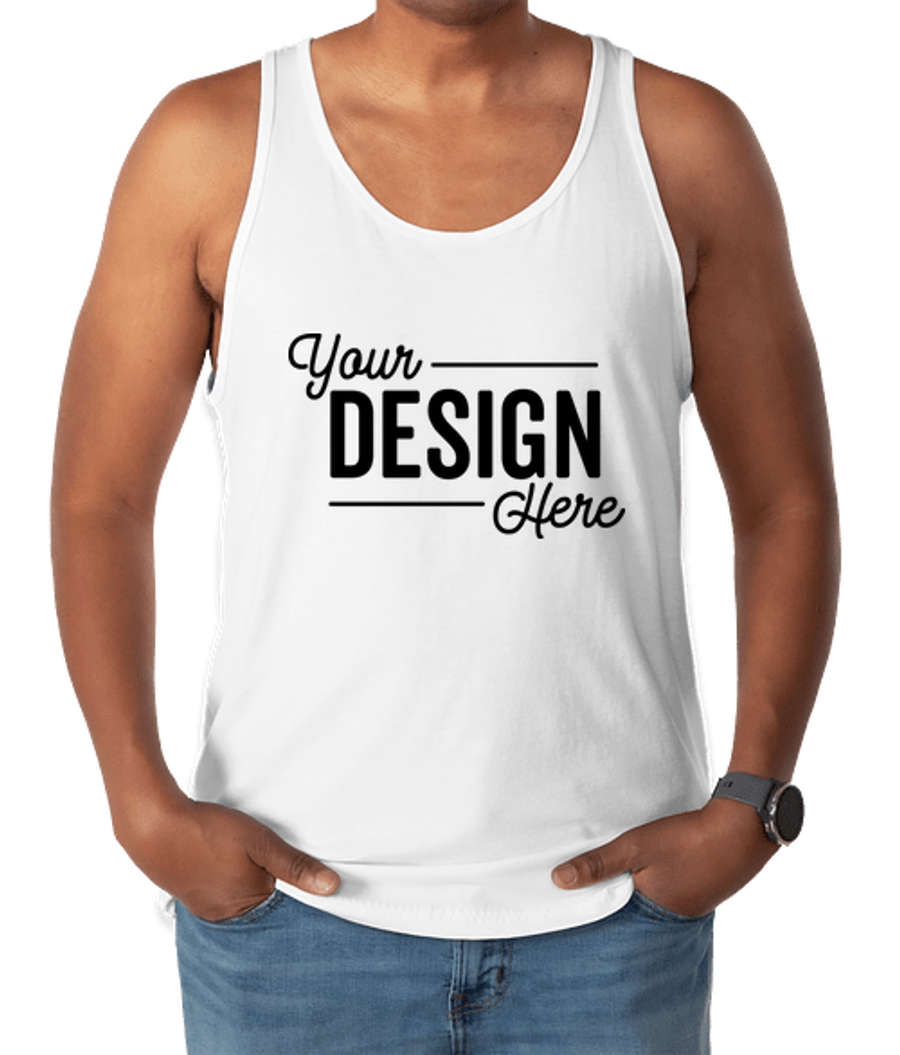 Bella + Canvas Jersey Tank in White