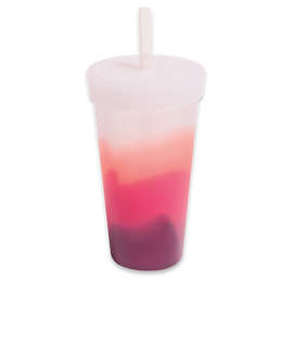 Silipint 22 oz. Silicone Tumbler with Straw (Set of 24) - Color: Desert Sun