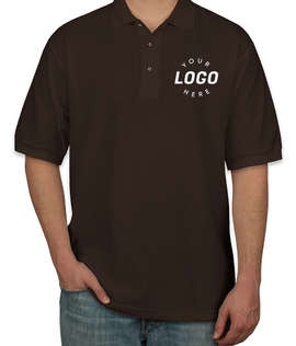 Port Authority Silk Touch Polo - Color: Coffee Bean