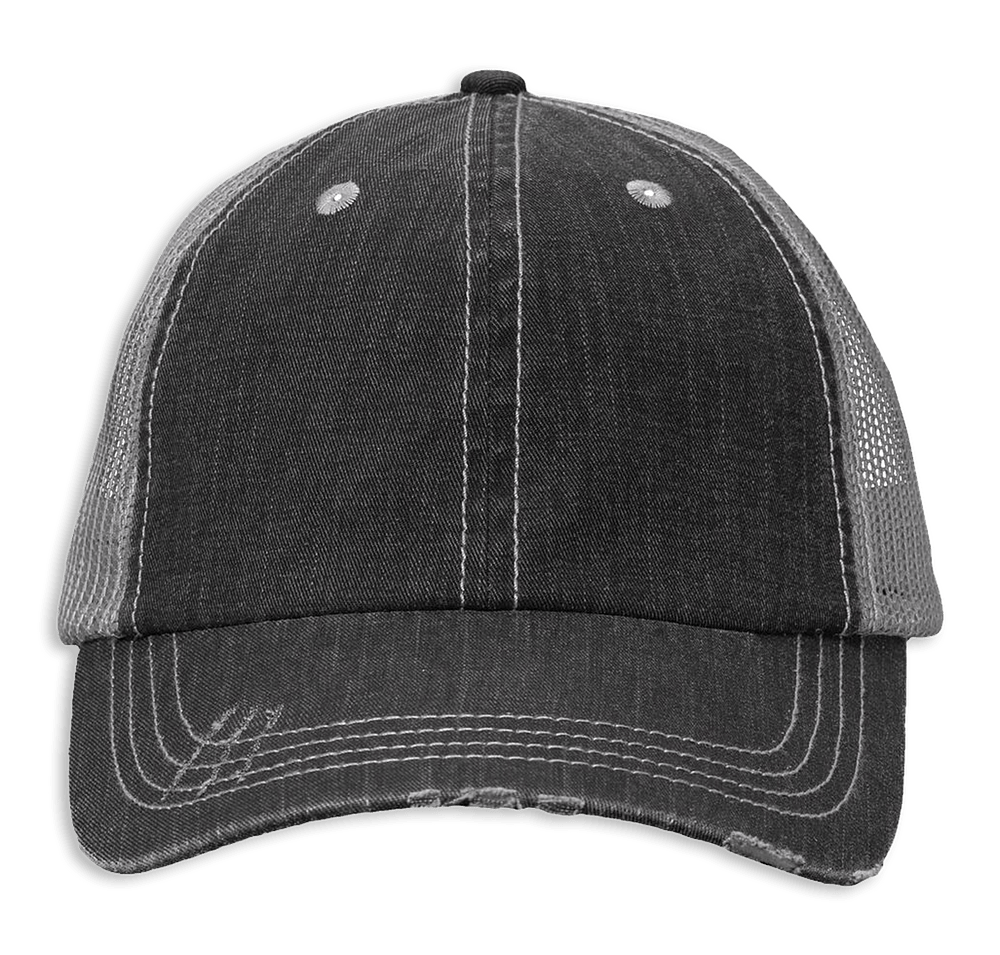 Valucap Contrast Stitch Trucker Hat-default