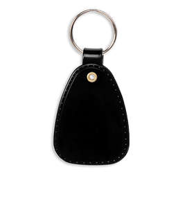 Saddle Shaped Keychain - Color: Black