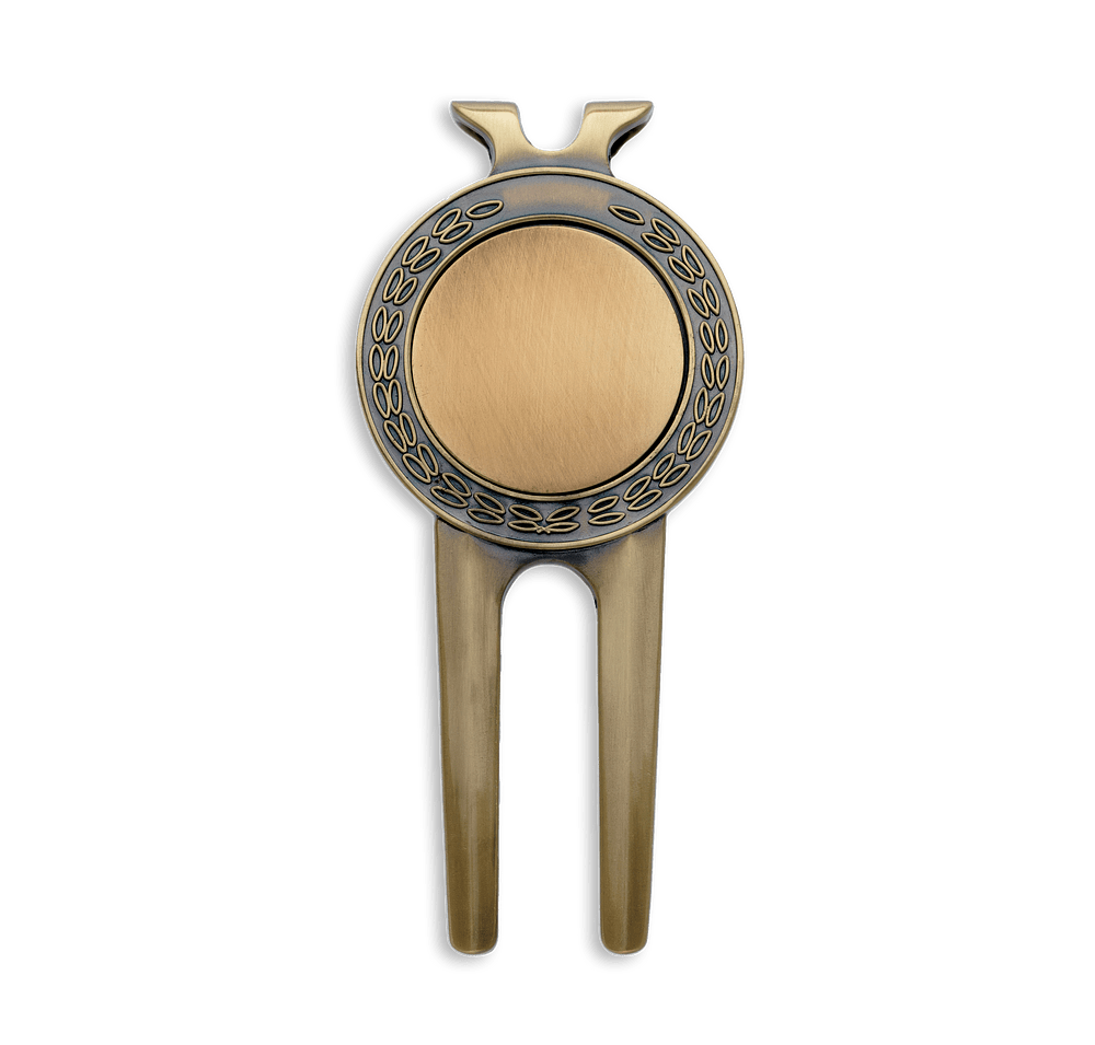 Laser Engraved Honor Magnetic Divot Repair Tool with Ball Marker-default