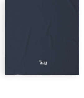 Midweight Embroidered Beach Towel - Color: Navy Blue