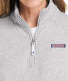 Vineyard Vines Women's Collegiate Logo Shep Quarter Zip Sweatshirt