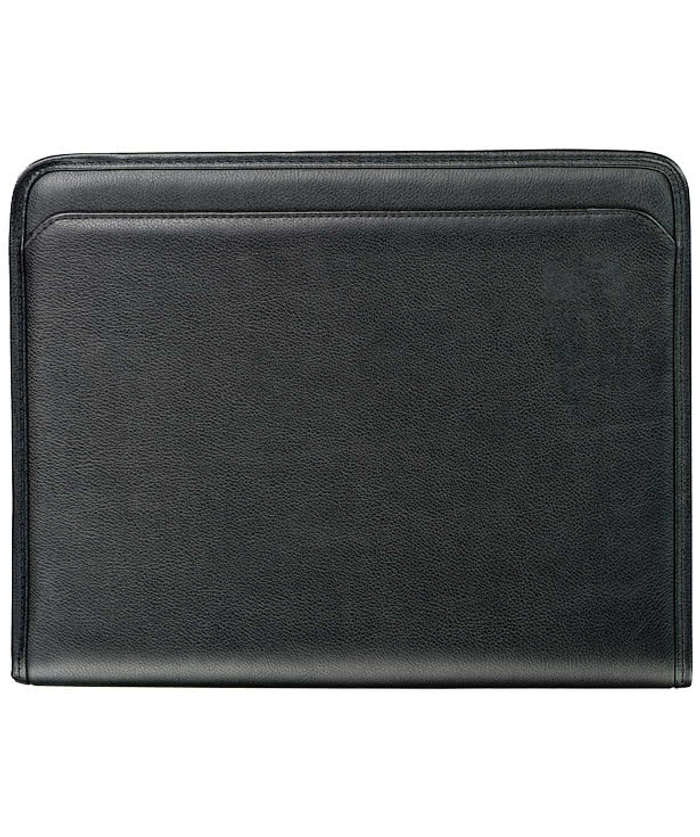 Debossed Manhattan Leather Padfolio