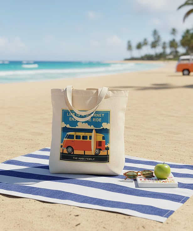 Full Color Gusseted Cotton Canvas Tote Bag