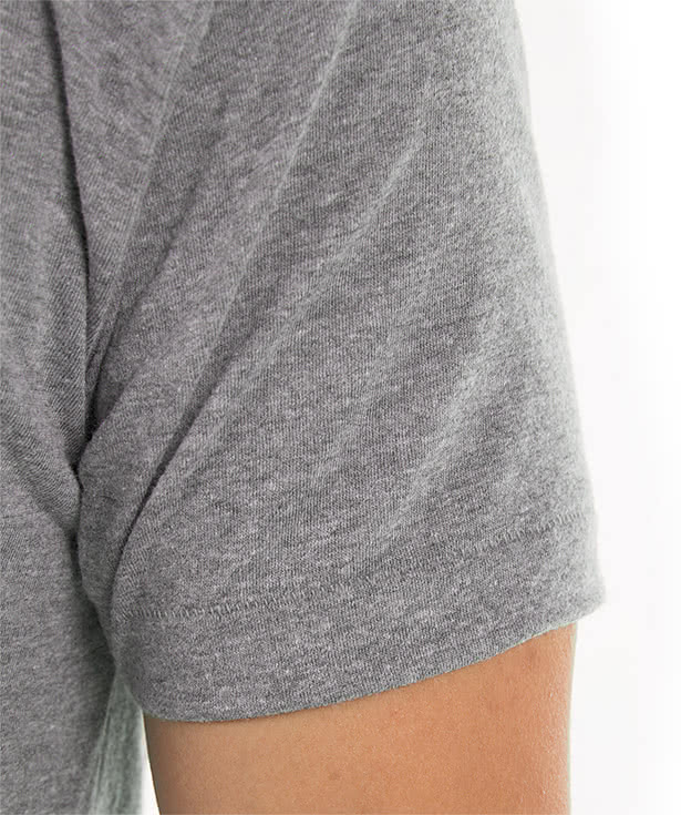 American Apparel USA-Made Tri-Blend Crewneck Track T-shirt