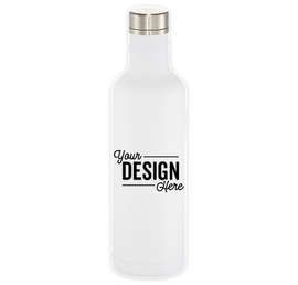 25 oz. Copper Vacuum Insulated Water Bottle - Color: White