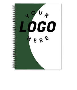 Curve JournalBooks ® Spiral Notebook - Color: Forest