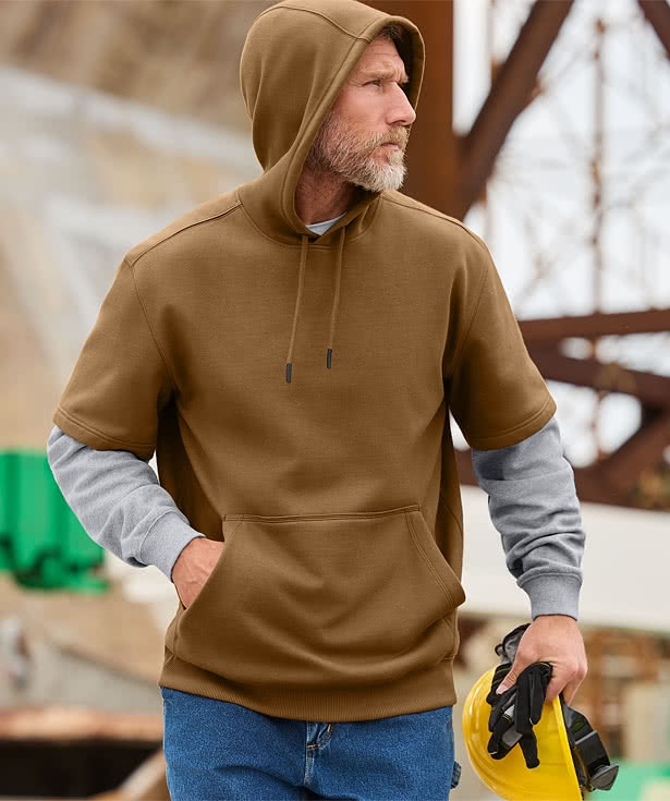 Custom CornerStone Tough Fleece Layered Pullover Hoodie - Design