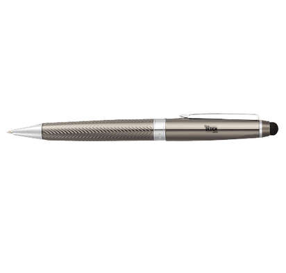 Laser Engraved Cutter & Buck Pacific Stylus Pen Set (black ink) - Graphite