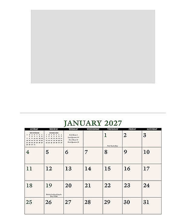 Home Recipe Wall Calendar