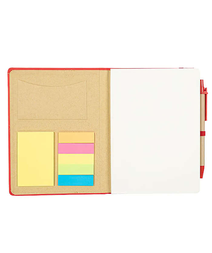 Full Color Hard Cover Notebook with Sticky Notes and Flags