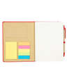 Full Color Hard Cover Notebook with Sticky Notes and Flags