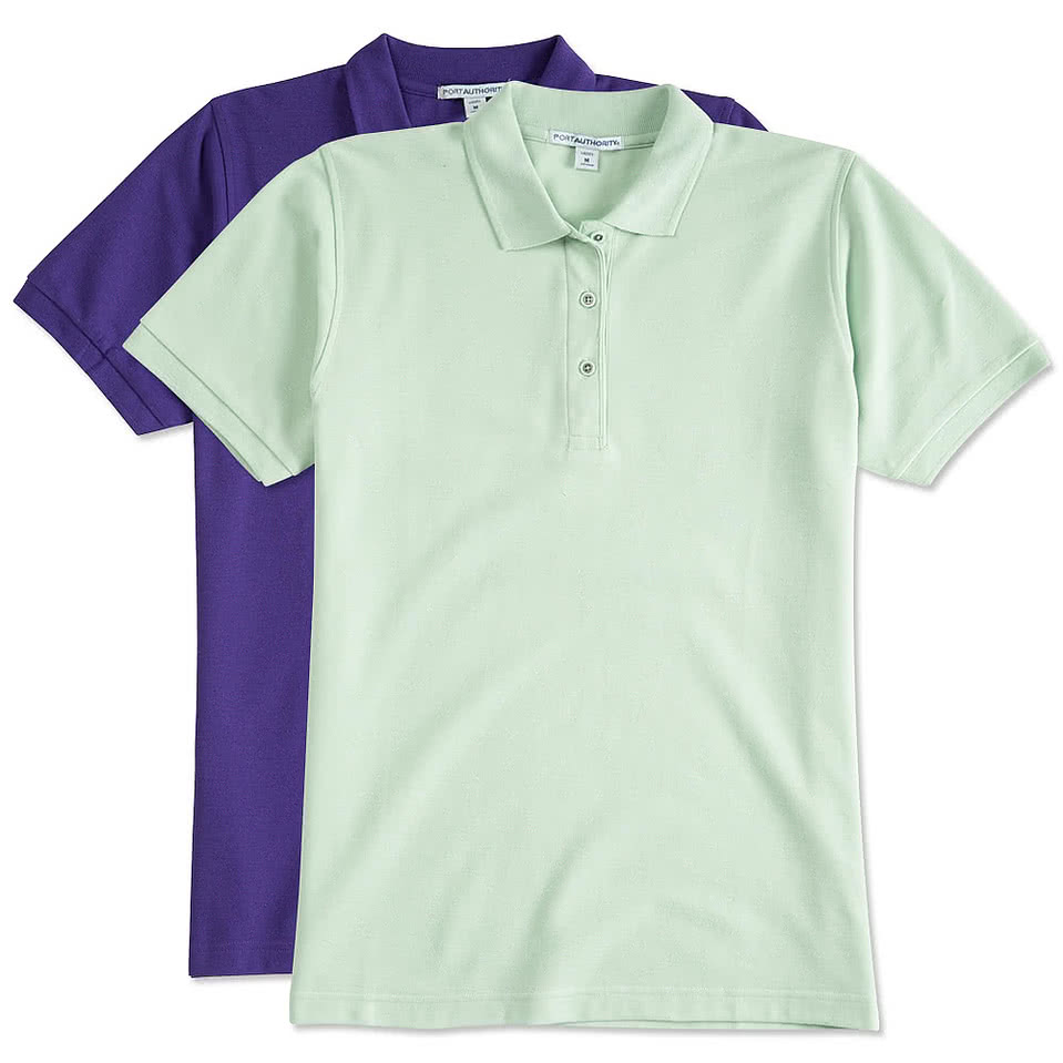 Port Authority Women's Silk Touch Polo - Printed