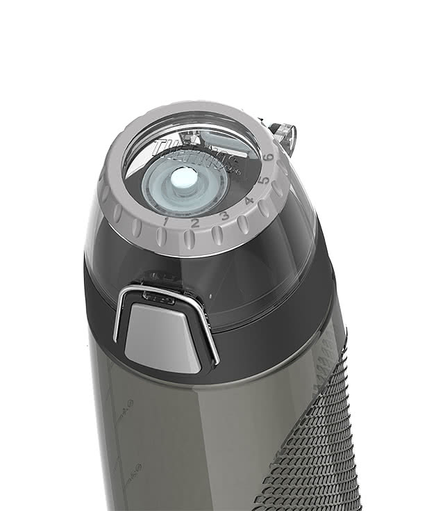 Thermos 24 oz. Hydration Tritan Water Bottle with Rotating Intake Meter