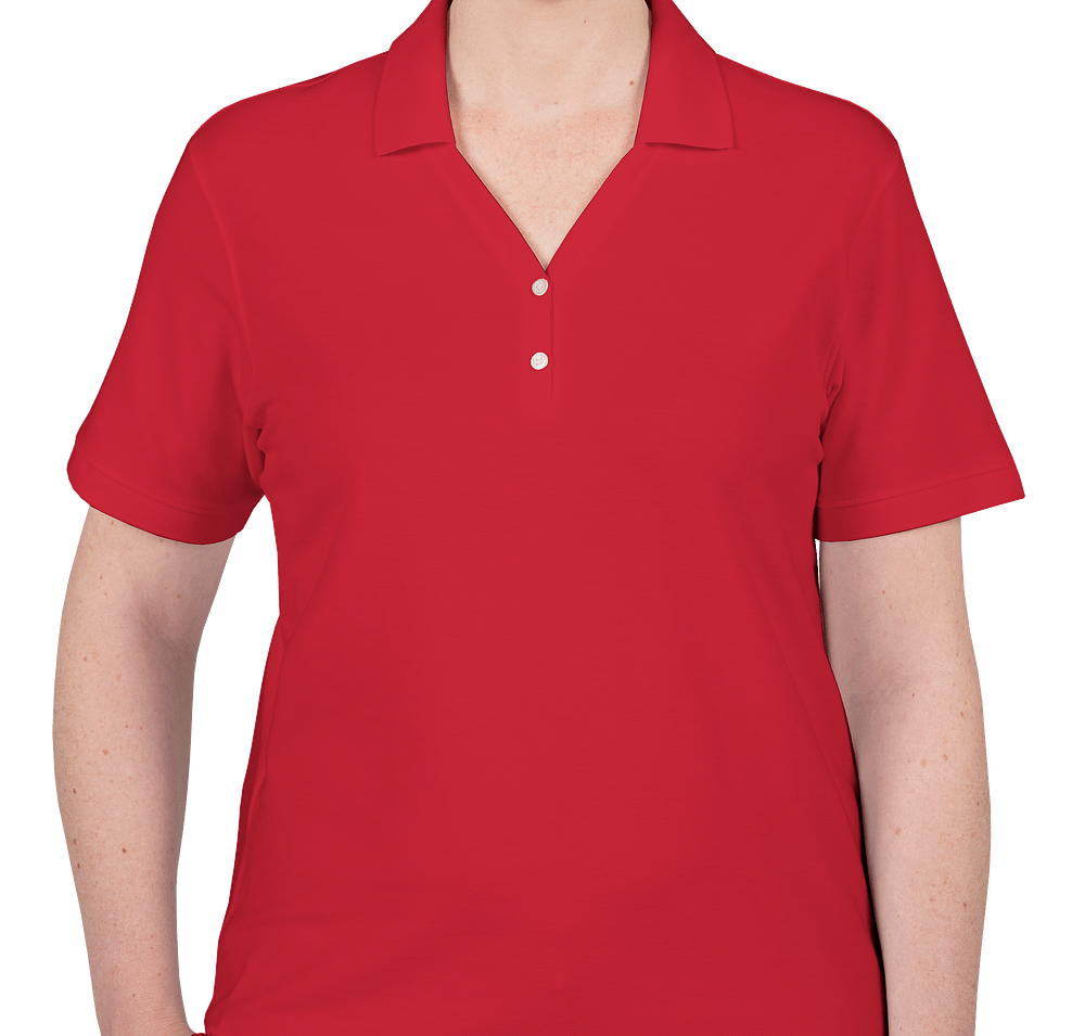 Devon & Jones Women's Pima Pique Polo - Printed-default
