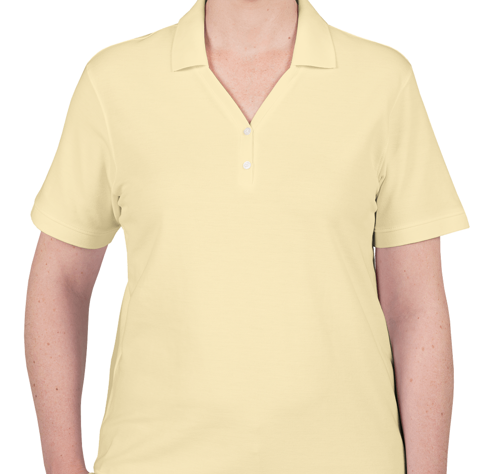 Devon & Jones Women's Pima Pique Polo - Printed-default