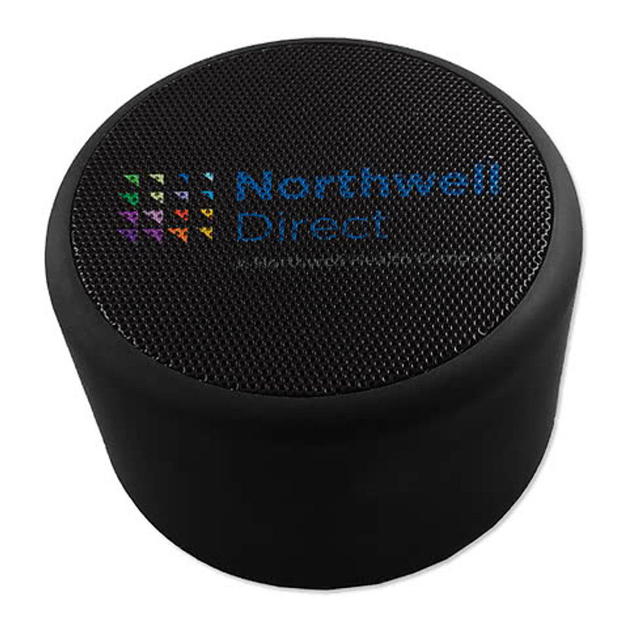Full Color NoH20 Waterproof Wireless Speaker in Black