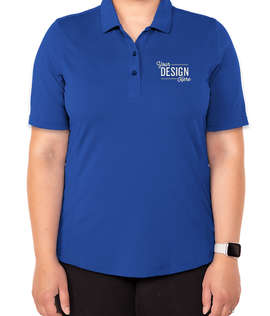Cutter & Buck Women's Virtue Eco Pique Performance Polo - Color: Tour Blue