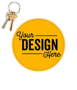 5.5 in. Circle Car Magnet - Color: Athletic Gold