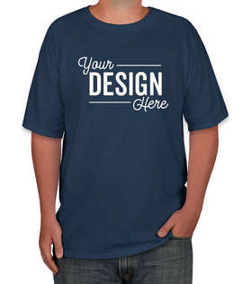 Hanes Tall Beefy-T Crewneck T-shirt - Color: Navy