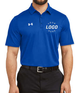 Under Armour Tech Lightweight Performance Polo - Color: Royal / White