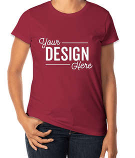 Anvil Women's Jersey T-shirt - Color: Independence Red