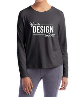Champion Women's Sport Soft Touch Long Sleeve Performance Shirt - Color: Black