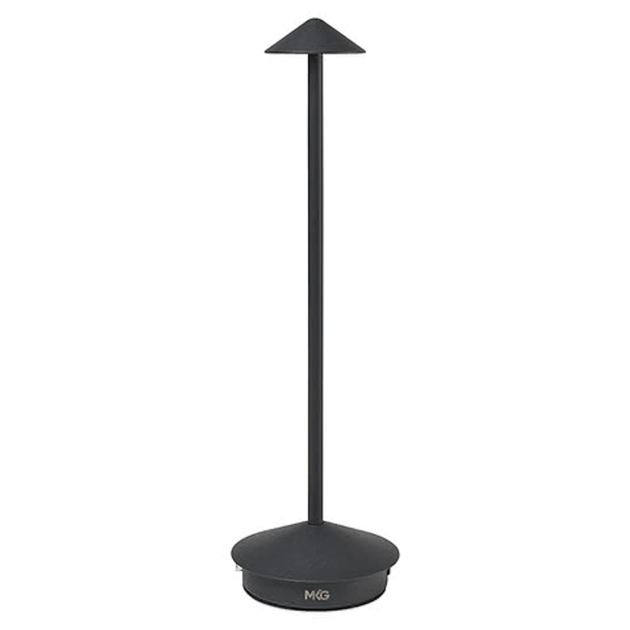 Pyramid Rechargeable LED Desk Lamp in Black