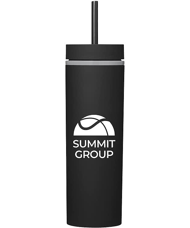 16 oz. Adventure Recycled Insulated Tumbler with Straw