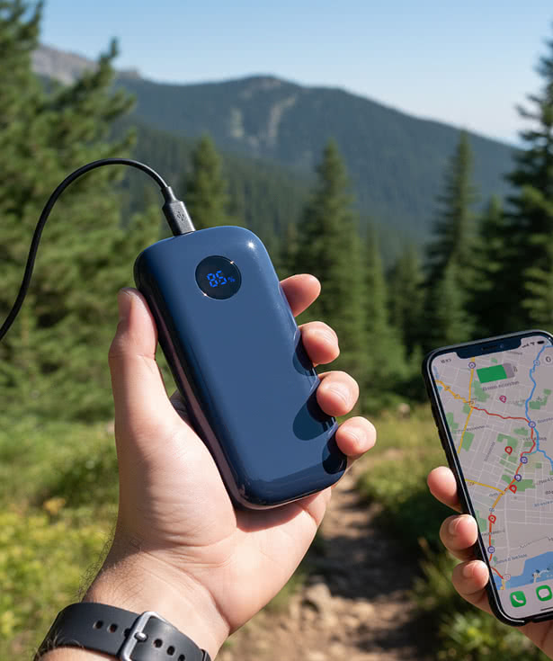 10,000 mAh Power Bank with Digital Power Display