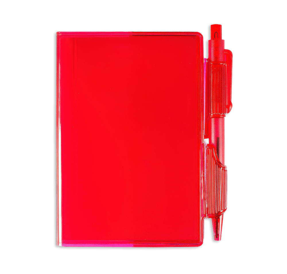 Clear-View Jotter Soft Cover Notebook with Pen-default