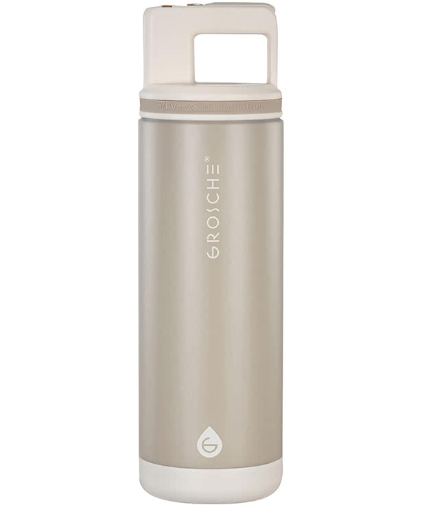 Grosche Laser Engraved 20 oz. Alpine Flip N Sip Insulated Water Bottle