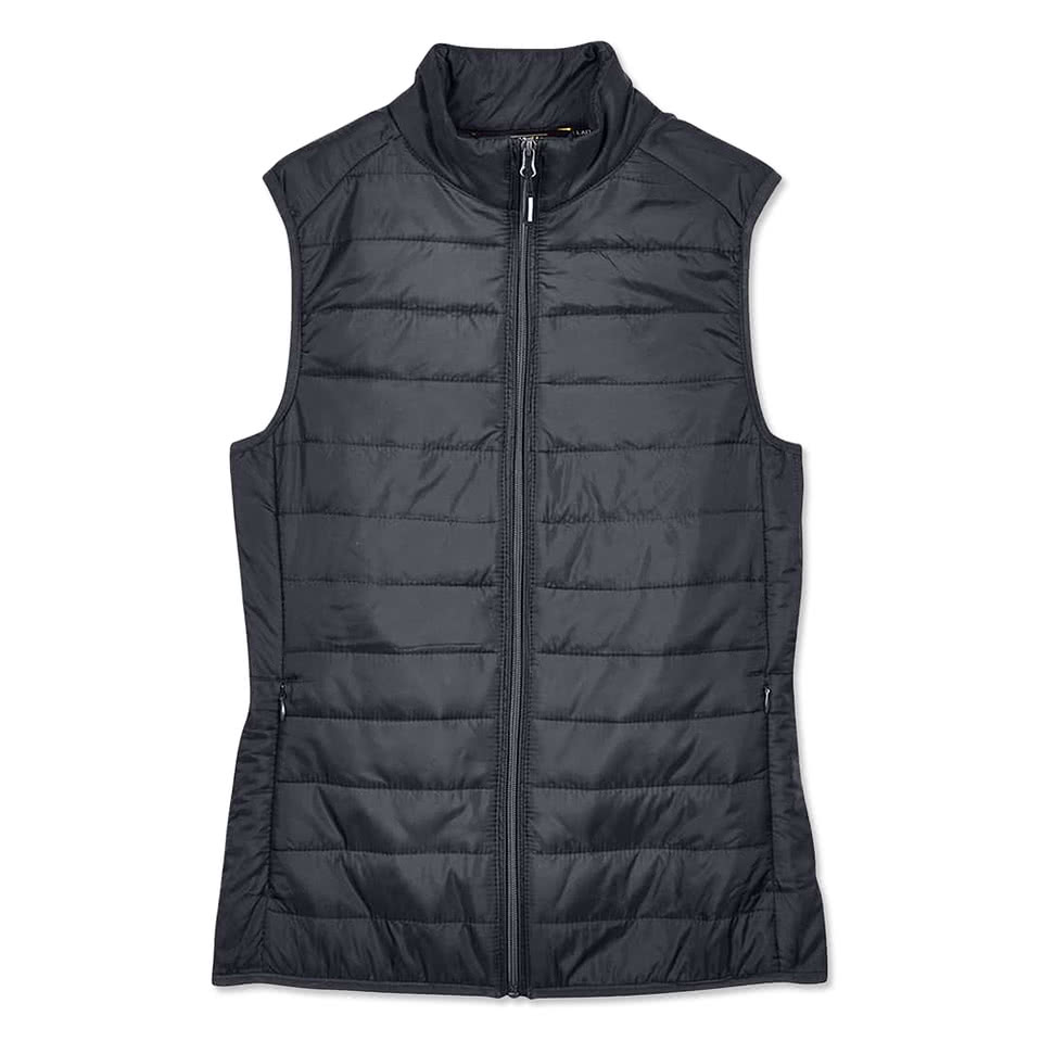 Core 365 Women's Prevail Packable Puffer Vest - Embroidered