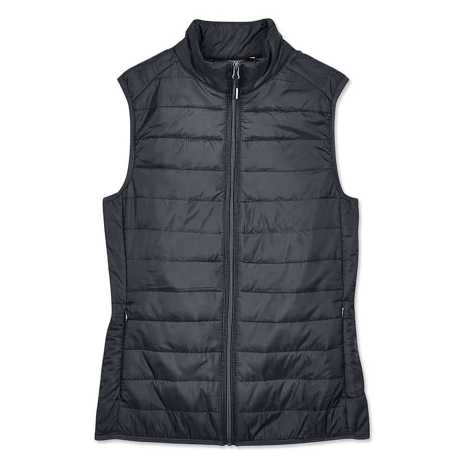Core 365 Women's Prevail Packable Puffer Vest - Printed