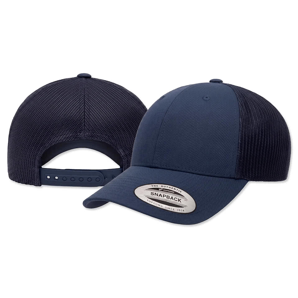 Yupoong Elite Six Panel Snapback Trucker Hat