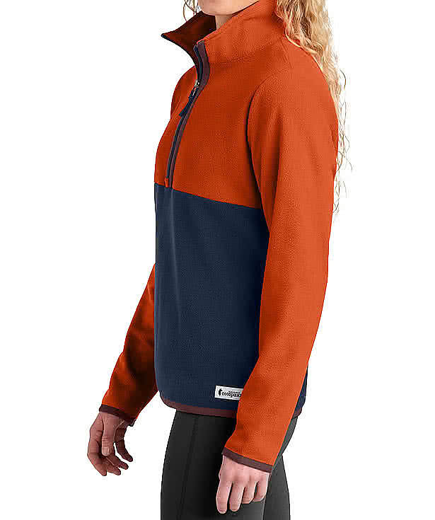 Cotopaxi Women's Amado Recycled Half Zip Fleece Pullover - Embroidered