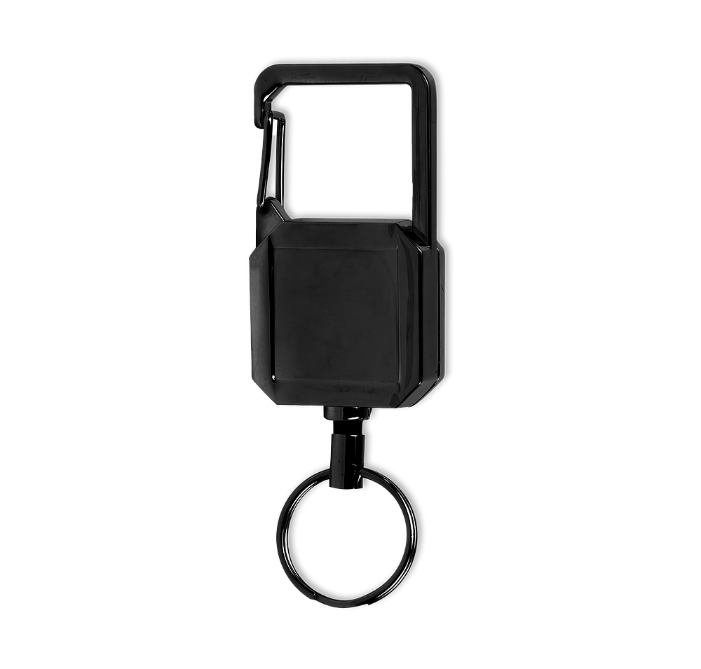 Badge Reel Keychain with Carabiner-default