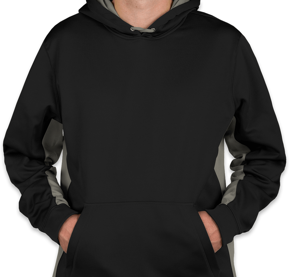 Sport-Tek Colorblock Performance Pullover Hoodie-default